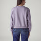 Women's Solid Regular Fit Sweatshirt - Back View