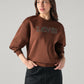 Women's Logo Printed Regular Fit Sweatshirt - Front View