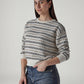 Women's Printed Relaxed Fit Sweater - Side View