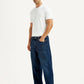 Men's 578 Dark Blue Loose Fit Mid Rise Jeans - Side View