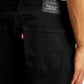 Men's 578 Black Loose Fit Mid Rise Jeans - Detail View
