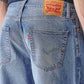 Men's 578 Indigo Baggy Fit Mid Rise Jeans - Detail View