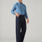 Men's 578 Dark Blue Baggy Fit Mid Rise Jeans - Styleshot View