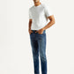 Men's 512 Blue Slim Tapered Fit Mid Rise Jeans - Side View