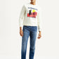 Men's 513 Blue Slim Straight Fit Mid Rise Jeans - Front View