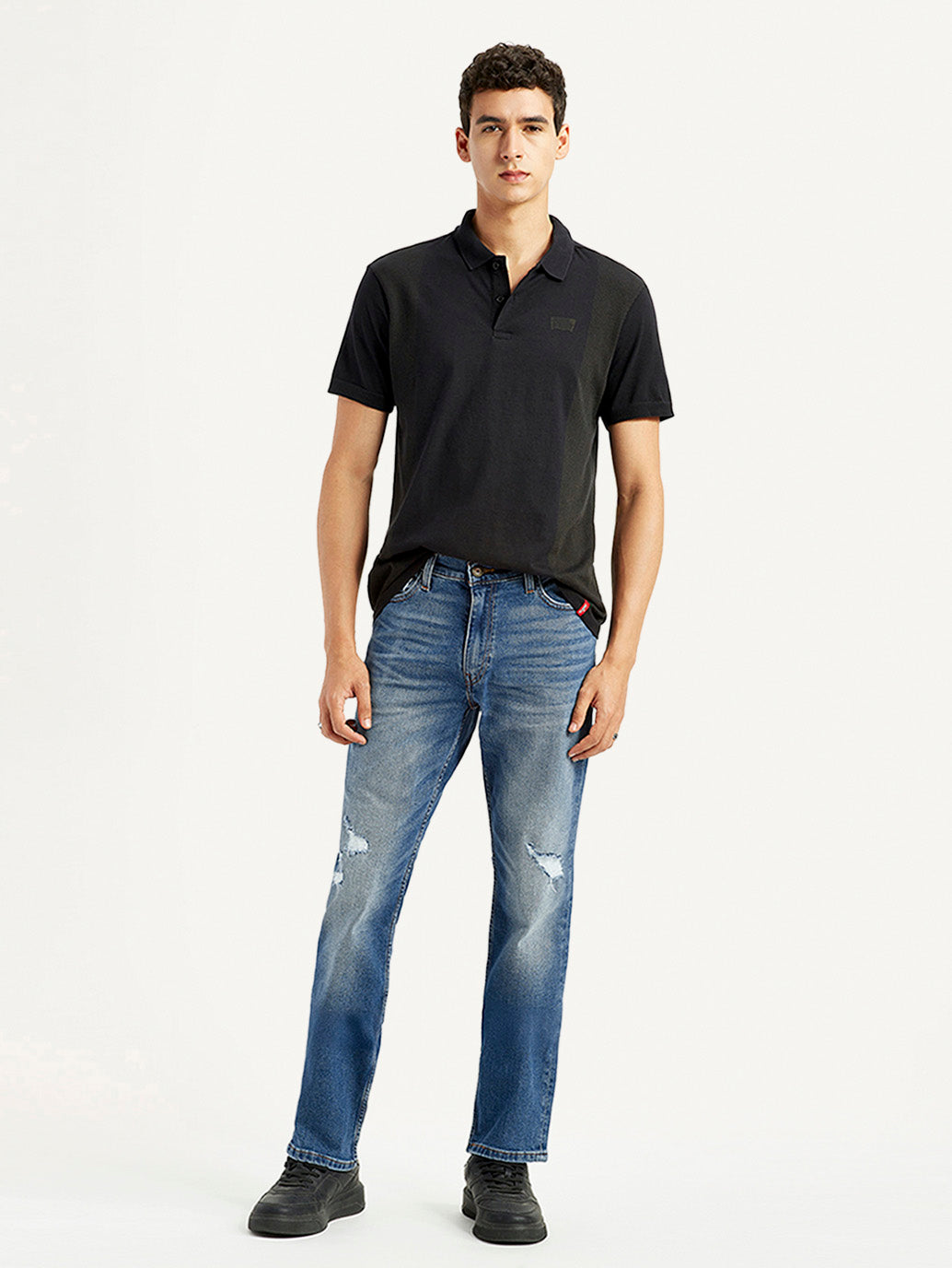 Men's 511 Blue Slim Fit Mid Rise Jeans
