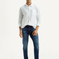 Men's 512 Dark Indigo Slim Tapered Fit Mid Rise Jeans - Styleshot View