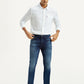 Men's 512 Dark Indigo Slim Tapered Fit Mid Rise Jeans - Front View