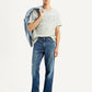 Men's 541 Blue Athletic Tapered Fit Mid Rise Jeans - Styleshot View
