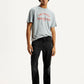 Men's 541 Black Athletic Tapered Fit Mid Rise Jeans - Styleshot View