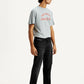 Men's 541 Black Athletic Tapered Fit Mid Rise Jeans - Side View