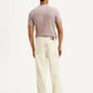 Men's 578 Cream Baggy Fit Mid Rise Carpenter Jeans - Back View