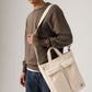Unisex Beige Solid Tote Bag - Styleshot View