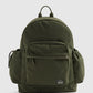 Unisex Olive Solid Backpack - Front View