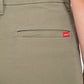 Women's Olive Loose Fit High Rise Trousers - 004DA0000 View