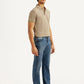 Men's Redloop 527 Blue Slim Bootcut Fit Mid Rise Jeans - Side View