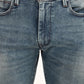 Men's 527 Blue Slim Bootcut Fit Mid Rise Jeans - detail View