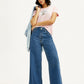 Women's Cinch 94 Med Indigo Baggy Fit Mid Rise Jeans - Elevated View
