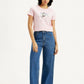 Women's Cinch 94 Med Indigo Baggy Fit Mid Rise Jeans - Front View