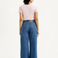 Women's Cinch 94 Med Indigo Baggy Fit Mid Rise Jeans - Back View