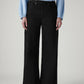 Women's Black Baggy Fit High Rise Cinched Jeans - 20 View