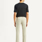 Men's Beige Slim Fit Chinos - Back View