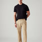 Men's Beige Authentic Relaxed Straight Fit Mid Rise Commuter Cargos - Styleshot View