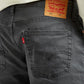 Men's Grey Tapered Mid Rise Shorts - Detail View