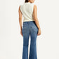 Women's Redloop 726 Blue Flared Fit Mid Rise Jeans - Back View