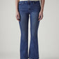 Women's 726 Blue Flared Fit High Rise Redloop Jeans - 20 View
