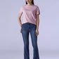 Women's 726 Indigo Flared Fit High Rise Redloop Jeans - Front View