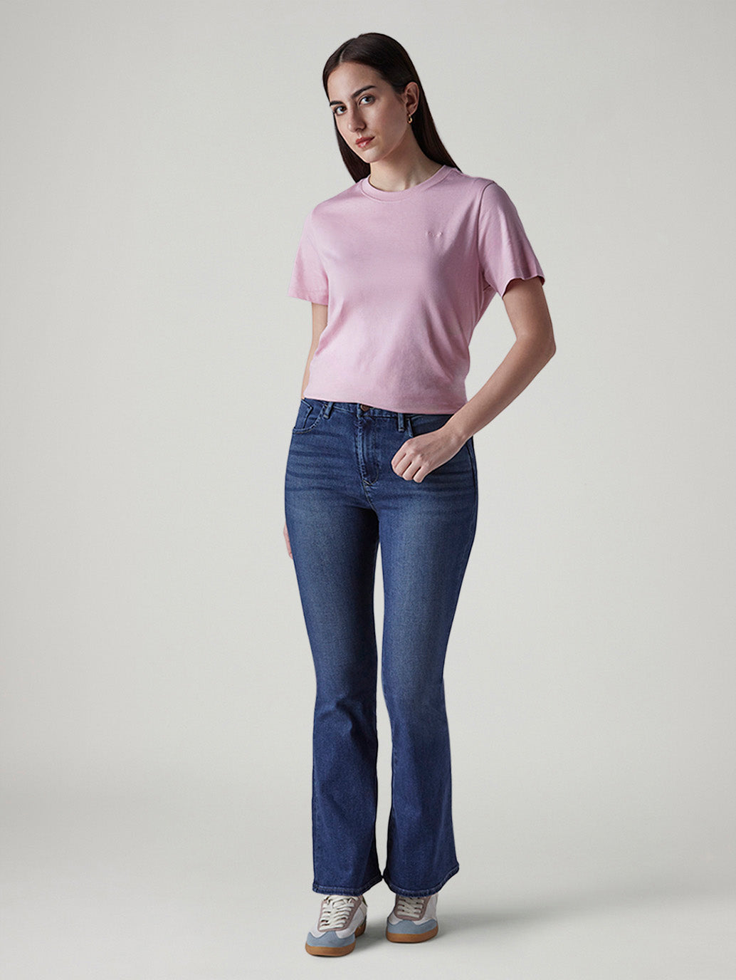 Women's 726 Indigo Flared Fit High Rise Redloop Jeans