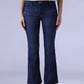 Women's 726 Dark Indigo Flared Fit High Rise Redloop Jeans - 1762304c-9757-439e-9ed2-9551fefb5448 View