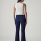 Women's 726 Dark Indigo Flared Fit High Rise Redloop Jeans - Back View