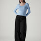 Women's 726 Black Flared Fit High Rise Redloop Jeans - Styleshot View