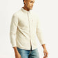Men's Striped Slim Fit Oxford Shirt - Side View