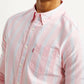 Men's Striped Slim Fit Oxford Shirt - Detail View