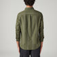 Men's Striped Green Slim Fit Shirt - 9d869c22-7848-41be-af37-746aee9a4d9a View