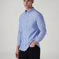 Men's Solid Slim Fit Oxford Shirt - Side View