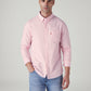 Men's Solid Slim Fit Oxford Shirt - Front View
