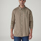 Men's Solid Slim Fit Textured Shirt - Front View