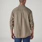 Men's Solid Slim Fit Textured Shirt - Back View