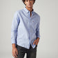 Men's Solid Slim Fit Oxford Shirt - Styleshot View