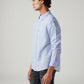 Men's Solid Slim Fit Oxford Shirt - Side View