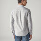 Men's Checkered Relaxed Fit Oxford Shirt - Back View