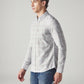Men's Checkered Relaxed Fit Oxford Shirt - Side View