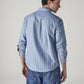 Men's Striped Slim Fit Oxford Shirt - Back View