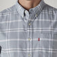 Men's Checkered Relaxed Fit Oxford Shirt - 20 View