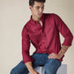 Men's Solid Button Down Collar Slim Fit Oxford Shirt - 7cede79b-7140-4551-88ed-e4ef6037451f View