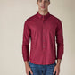 Men's Solid Button Down Collar Slim Fit Oxford Shirt - ae717793-4e7c-4c58-9f99-bc21165d60a6 View